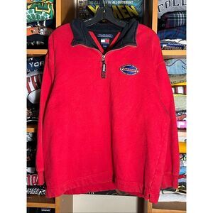Vintage Tommy Hilfiger Jeans Quarter Zip Pullover Sweater